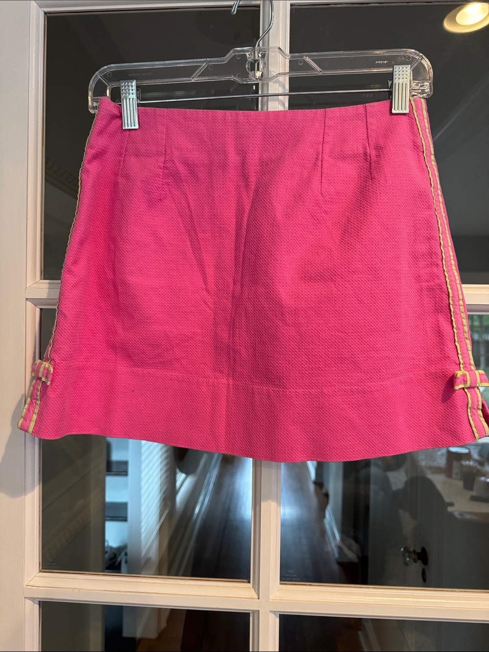 Lilly Pulitzer Bright Pink A-Line Mini Skirt